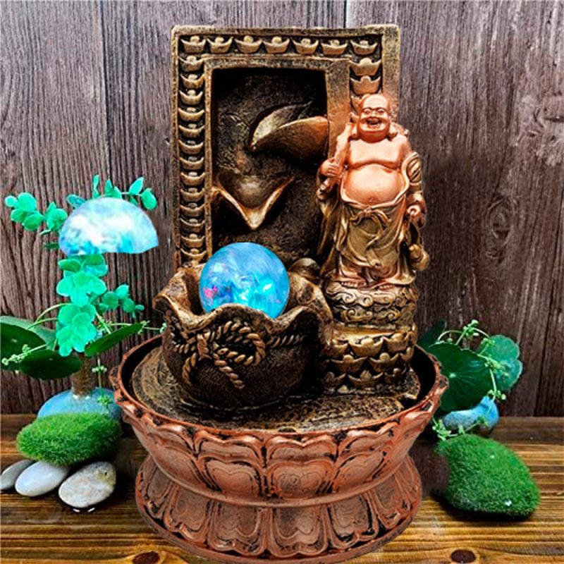 Comprar Fuente De Agua Buda Sonriente Prosp 0347 en Electroshopy - Ángulo 3